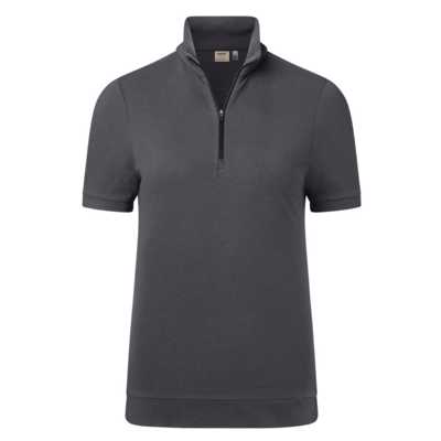 Damen Zip-Shirt Piqué MIKRALINAR® ECO