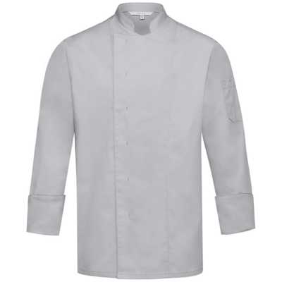 Kochjacke langarm m/Druckk. Basic